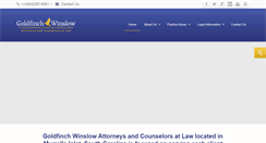 Desktop Screenshot of goldfinchwinslow.com