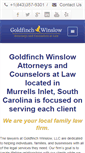 Mobile Screenshot of goldfinchwinslow.com
